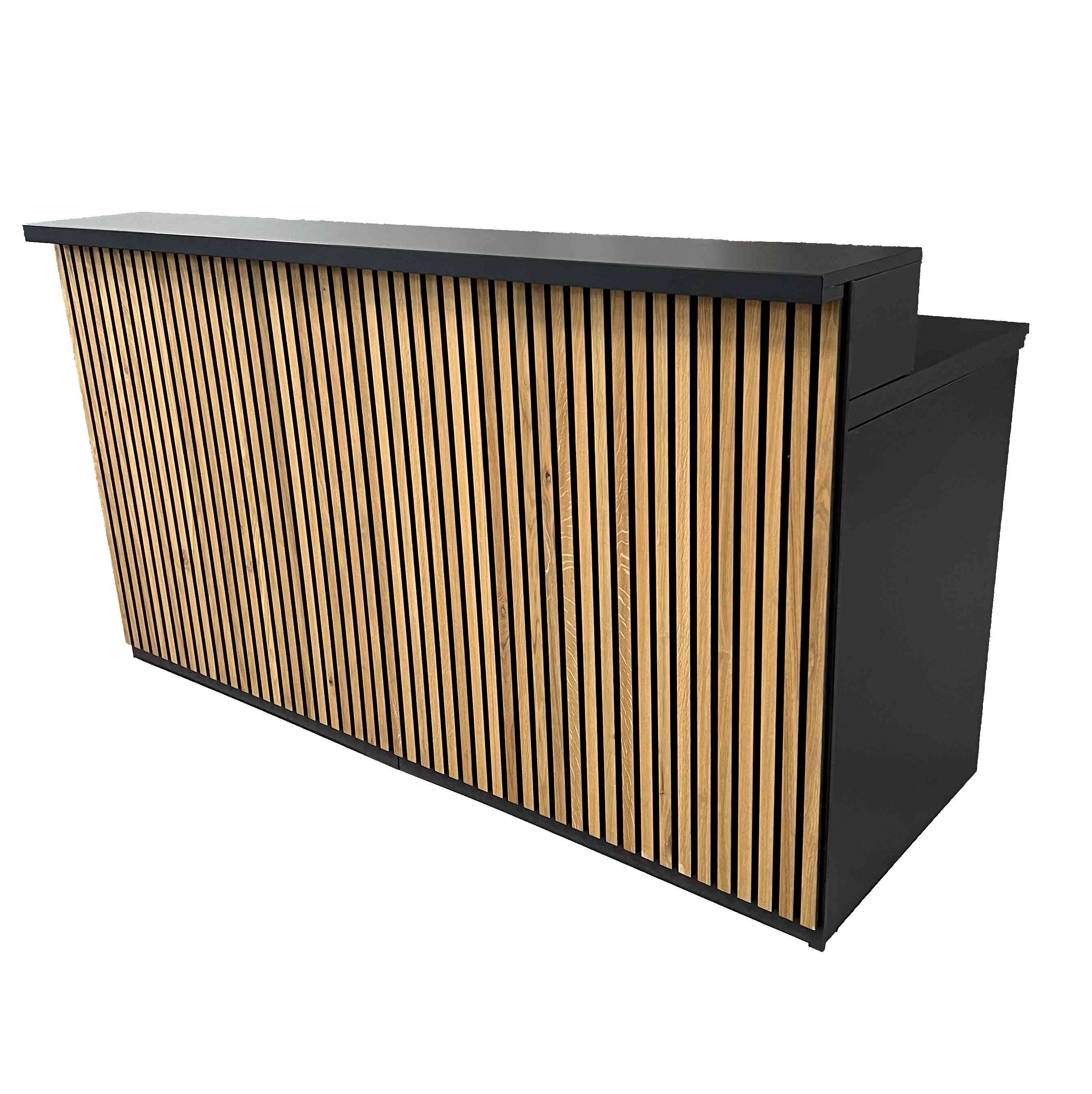 Getränketheke OAK Black mit Spüle